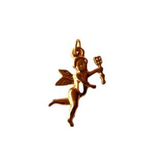 New gold tone Cupid God of Love pendant